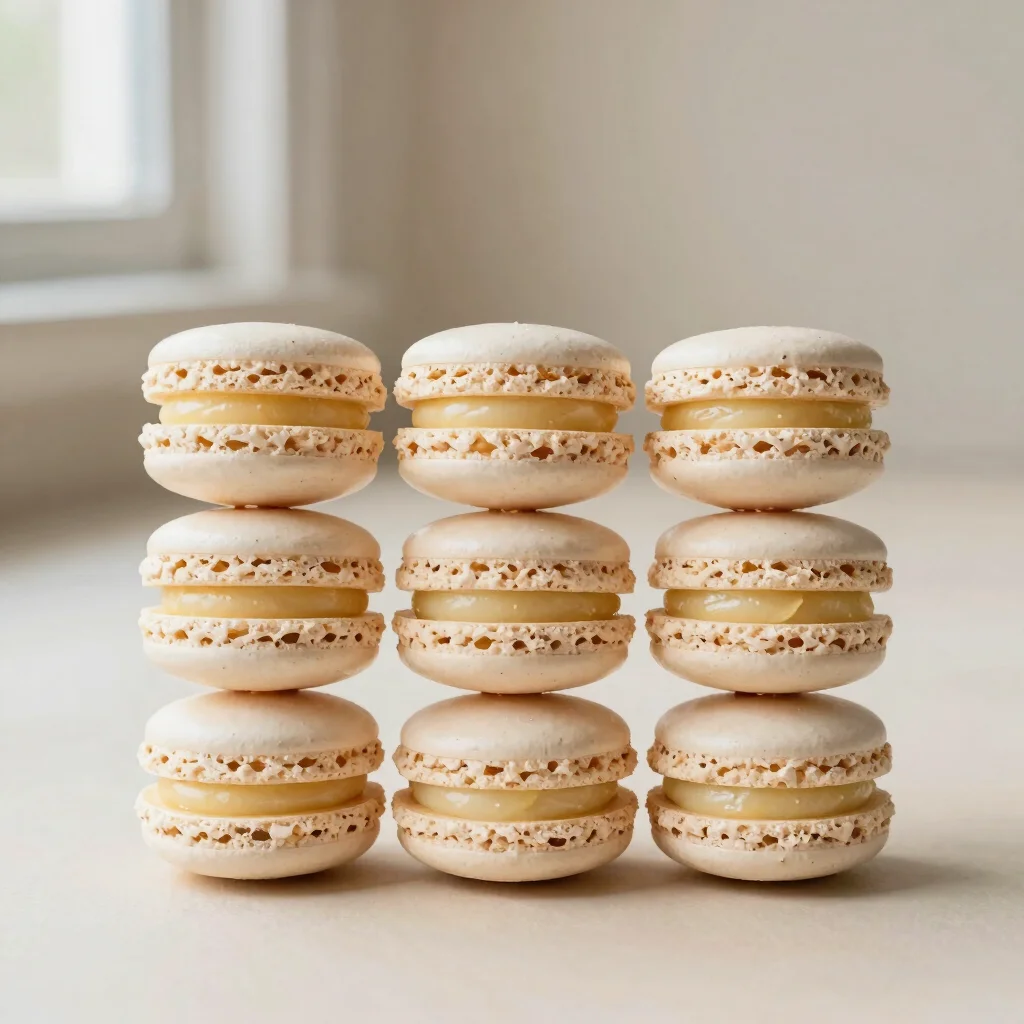 Vanilla Bean Macarons